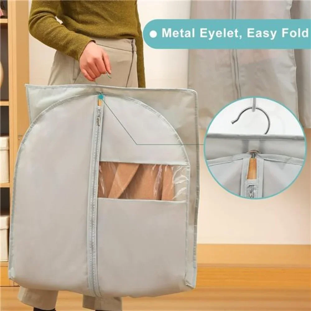 Dress Bags for Gowns Long,65''Garment Bags for Hanging Clothes,Dress Garment Bag